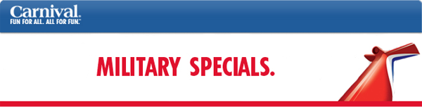Carnival Cruise Military Specials