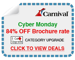 Get 84% off brochure rate on your next cruise