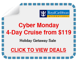 4 Day cruises from $119, reduced rate for holidays