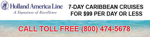 Holland America $99 Per Day Cruises to the Caribbean