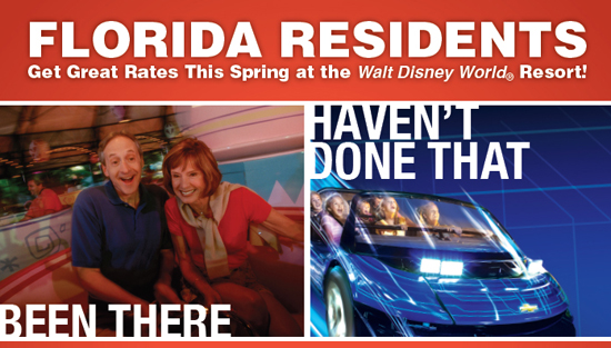 Florida Residents: Re-discover Walt Disney World for $56 Per Person