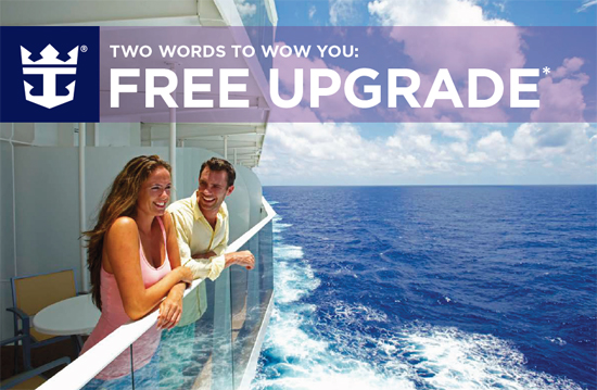 Free Upgrades from Royal Caribbean
