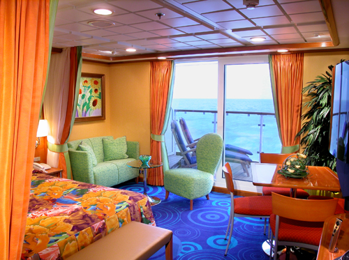 Suite Cabin on a Cruise Ship