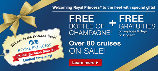 Royal Princess Inauguration Sale + Freebies